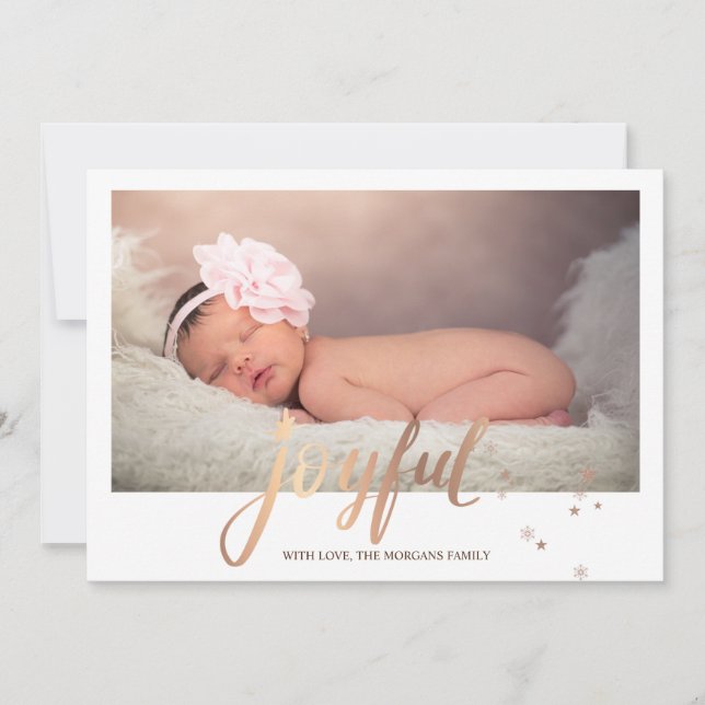 Stars Joyful Baby Photo (Anverso)