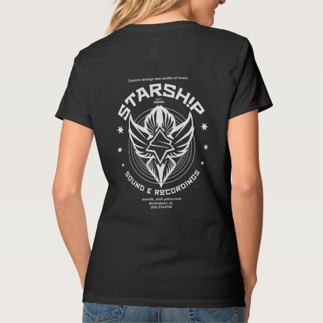 ¡STARSH! Sonido de P y camiseta de las grabaciones (Reverso)