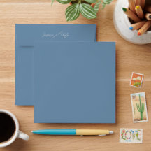 Stationery Boda azul de pizarra gris