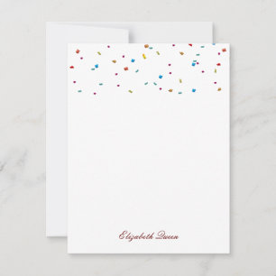Stationery de invitaciones de Relieve metalizado d