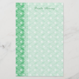 Stationery personalizada de hoja pequeña - Mint
