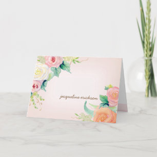 Stationery personalizada Sencilla acuarela moderna