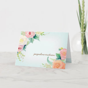 Stationery personalizada Sencilla acuarela moderna