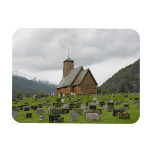 Stave la iglesia y los sepulcros, imán rectangula