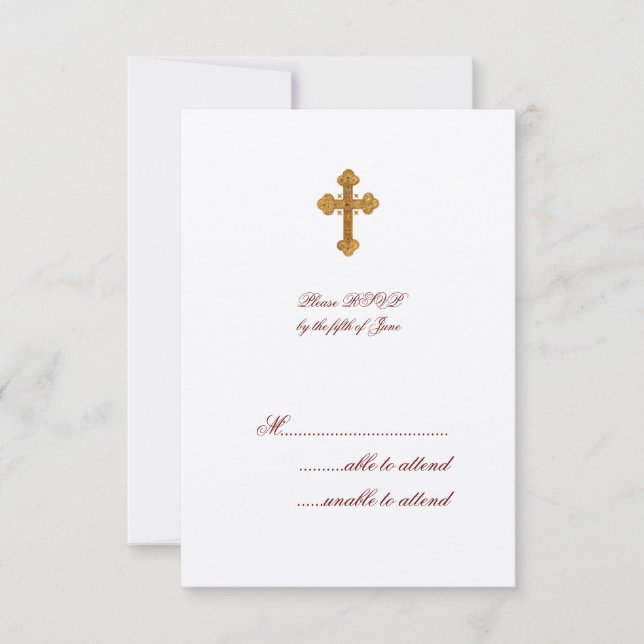 Stavro RSVP (Anverso)