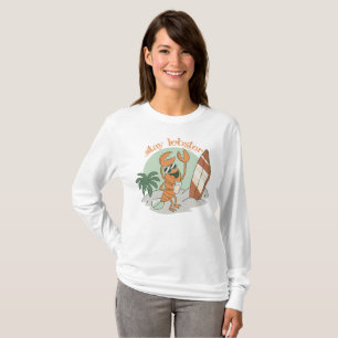 Stay Lobster - Quirky Lobster Gráfica Camiseta