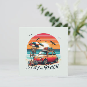 Stay On Beach - Vibes Retro - Skeleton