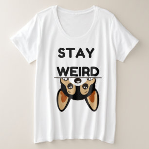 Stay Weird Funny Boston Terrier Cartog Dog