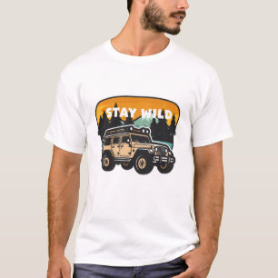 Stay Wild: la aventura espera la camiseta