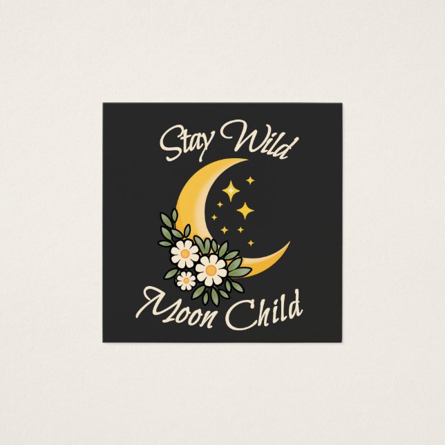 Stay Wild Moon Child | Boho Luna Creceinte con Dai (Anverso)