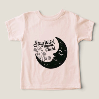 Stay Wild Moon Child Kids T-Shirt 