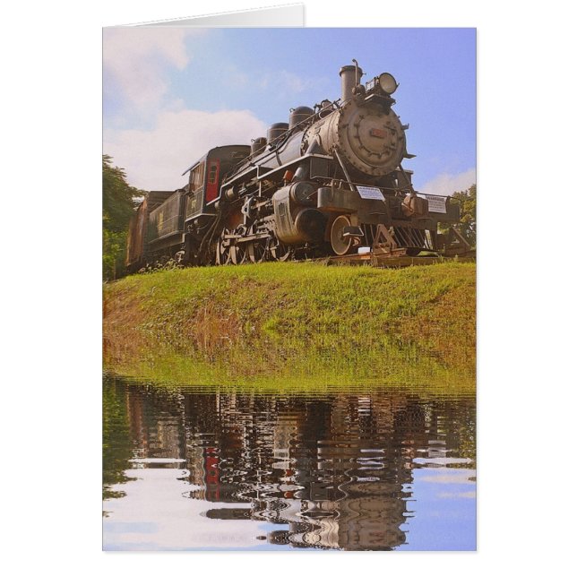Steam Train Note Card (Frente)