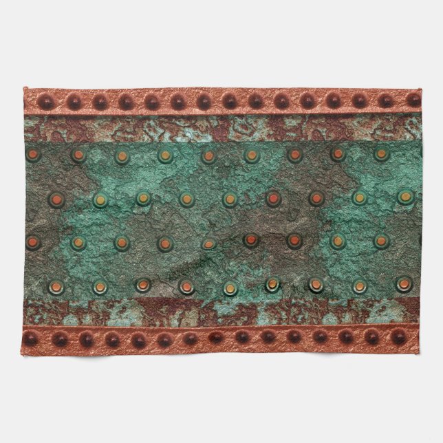 Steampunk 1 toalla de cocina (Horizontal)