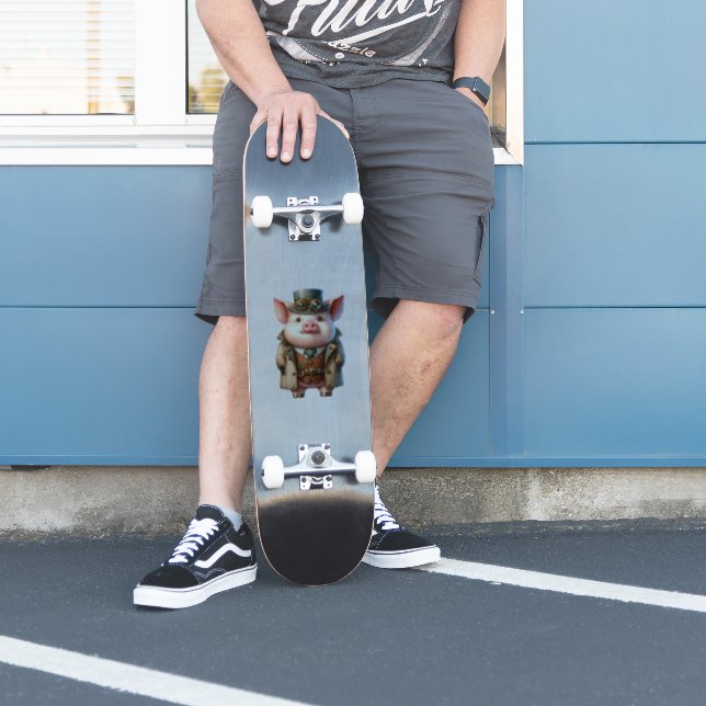 Steampunk Boar Pegatina transparente (Patinador)