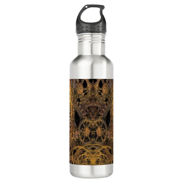 Steampunk Design Botella de agua de acero inoxidab (Anverso)