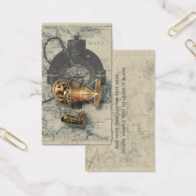 Steampunk Dirigible Balloon Rige (Oficina)