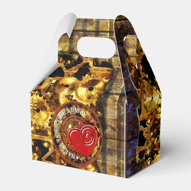 Steampunk El día de San Valentín 1B Caja De Favor  (Front Side)