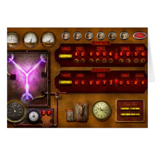 Steampunk - Flujo temporal (Anverso (Horizontal))