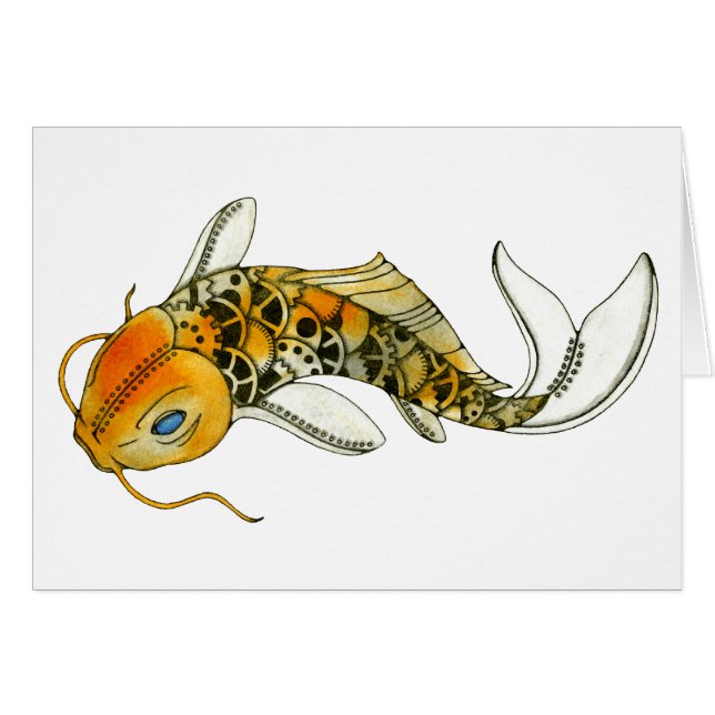 Steampunk Koi (Anverso (Horizontal))