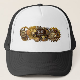 Steampunk lo consigue en gorra del engranaje
