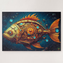 🐙 Steampunk Mechank Pish Puzzle 🐟
