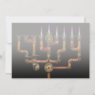 Steampunk - Plumbing - Iluminación de la Menorah