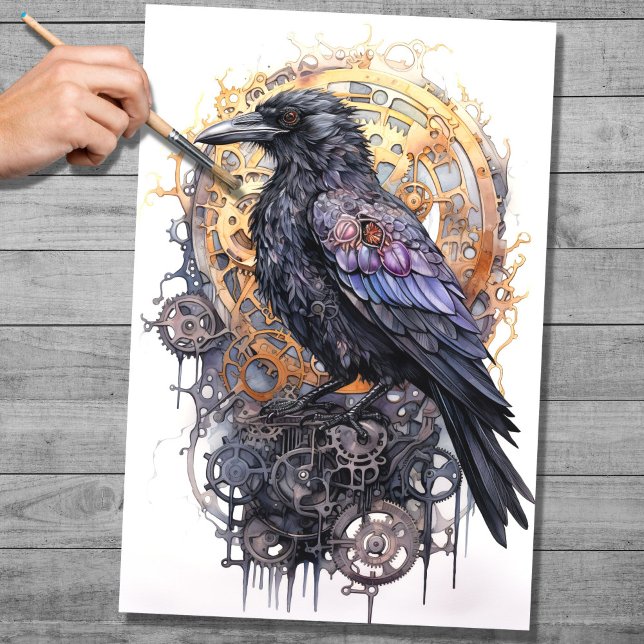 Steampunk Raven 4 Papel de descodificación (Subido por el creador)