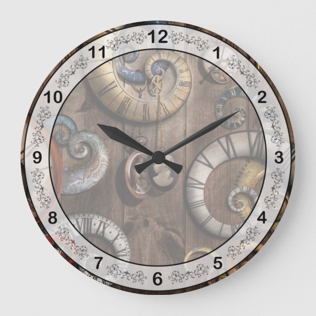 Steampunk - reloj - máquina de tiempo (Anverso)