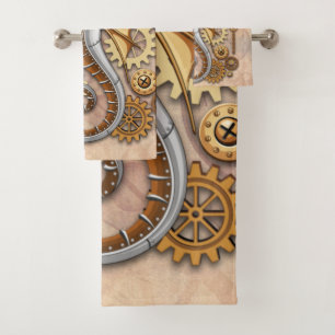 Steampunk Seahorse Vintage Surreal Art