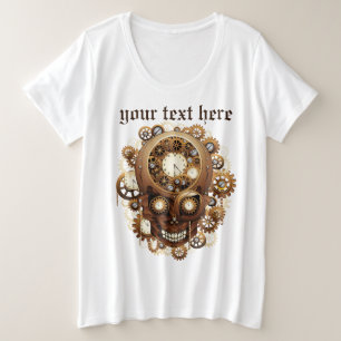 Steampunk Skull Estilo Gótico