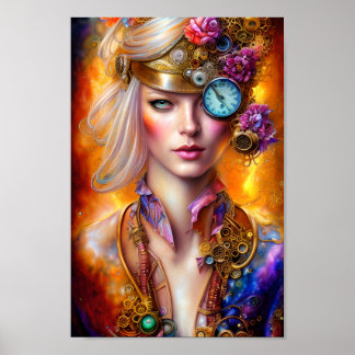 Steampunk Woman # 2 , Arte digital