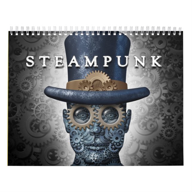 Steampunk y calendario del punk del vapor (Tapa)