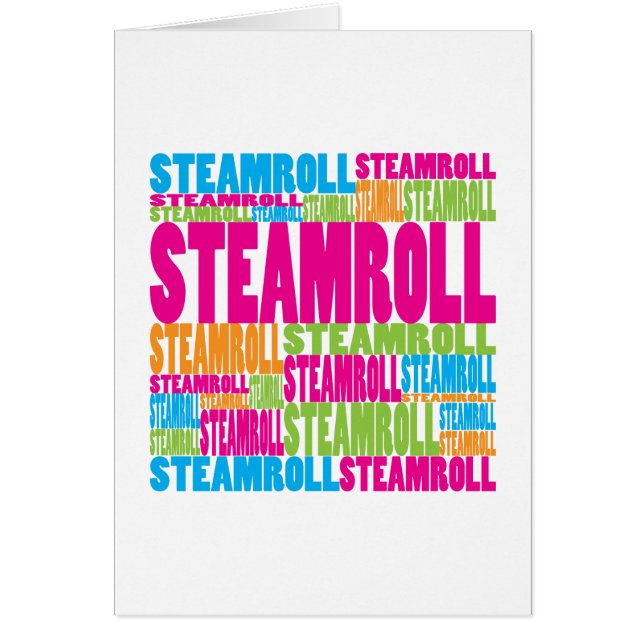 Steamroll colorido (Frente)