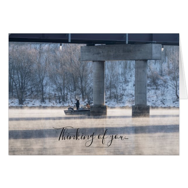 Steamy Winshing Lake Taneycomo Thk of U Card (Anverso (Horizontal))