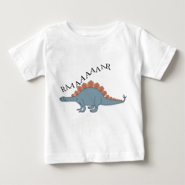 Stegosaurus - Baby Fine Jersey T-Shirt  (Anverso)