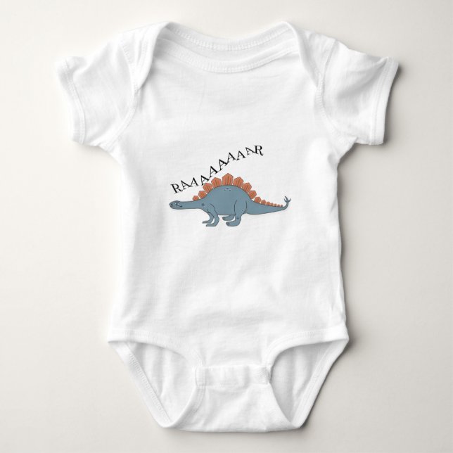 Stegosaurus - Baby Jersey Bodysuit  (Anverso)