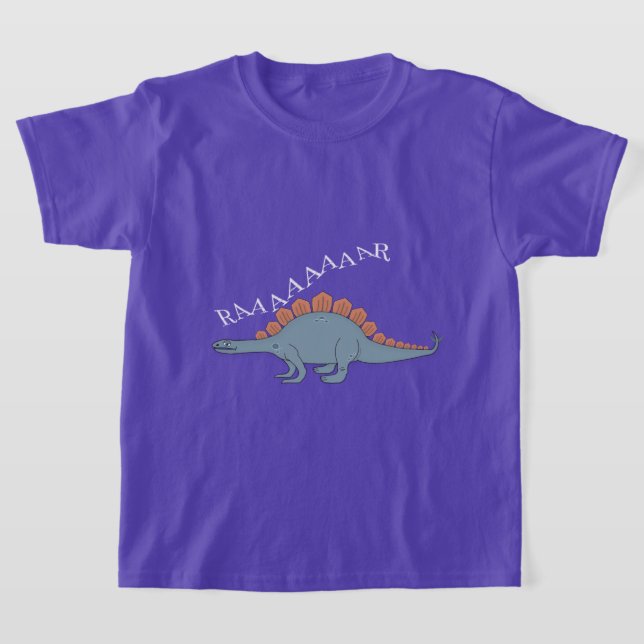 Stegosaurus - Camiseta básica para niños (Distribución)