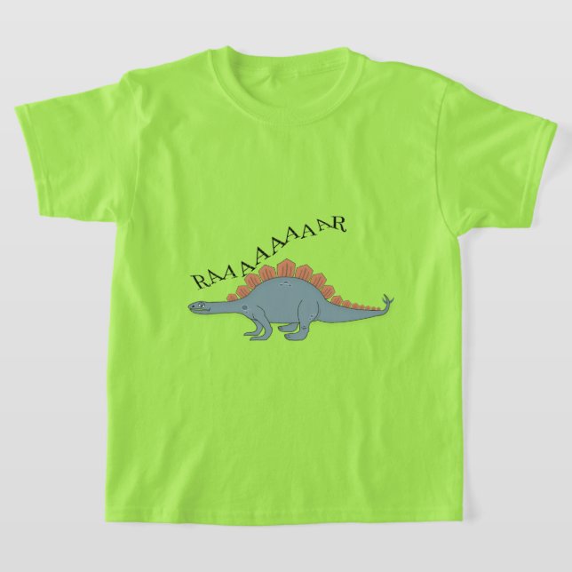 Stegosaurus - Camiseta básica para niños (Distribución)
