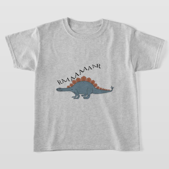 Stegosaurus - Camiseta básica para niños (Distribución)