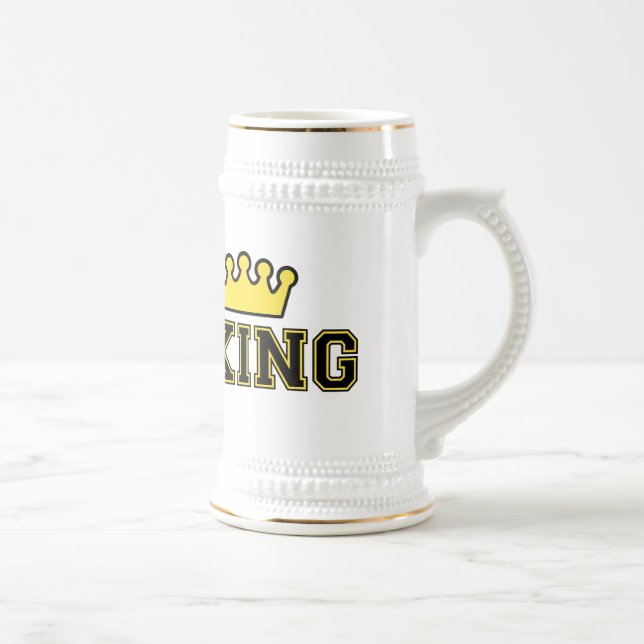 Stein o taza del rey de la cerveza (Derecha)