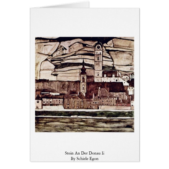 Stein un Der Donau Ii de Schiele Egon (Frente)