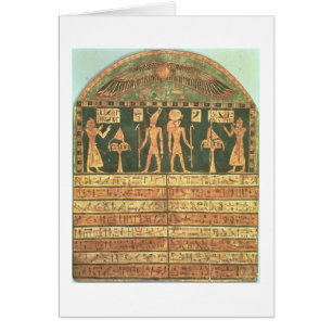 Stele de Horsiese, último período (madera pintad