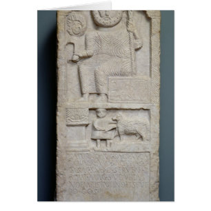 Stele dedicado a Saturn, de EL-Ayaida