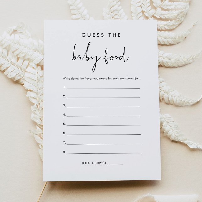 STELLA Adivina la tarjeta de juego de comida para  (Subido por el creador)