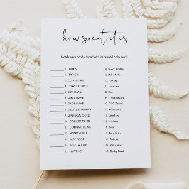 STELLA Qué Dulce Es La Tarjeta De Juego Para Bebés