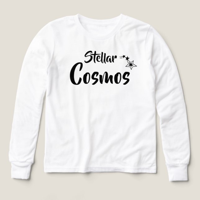 Stellar Cosmos Boys' T-Shirt (Diseño frontal)