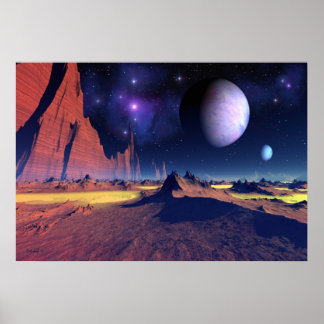 Stellar vista - poster de arte espacial