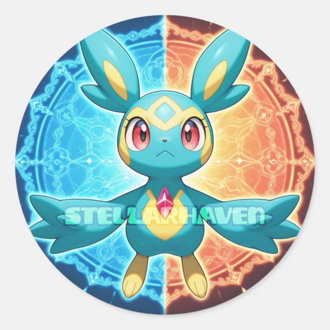 StellarHaven - Pegatina Yova 01 (Anverso)