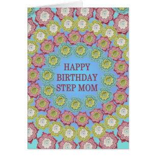 Step Mom Birthday Crochet Flowers