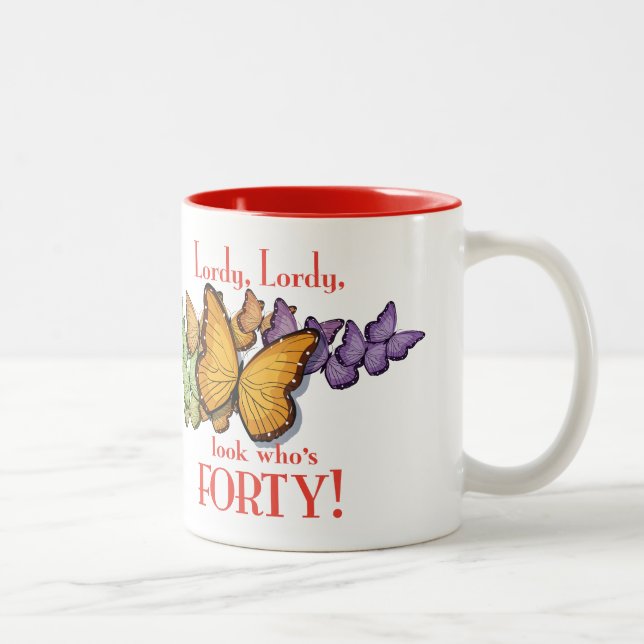 ¡Stephanie cuarenta! Taza de café 2 (Derecha)